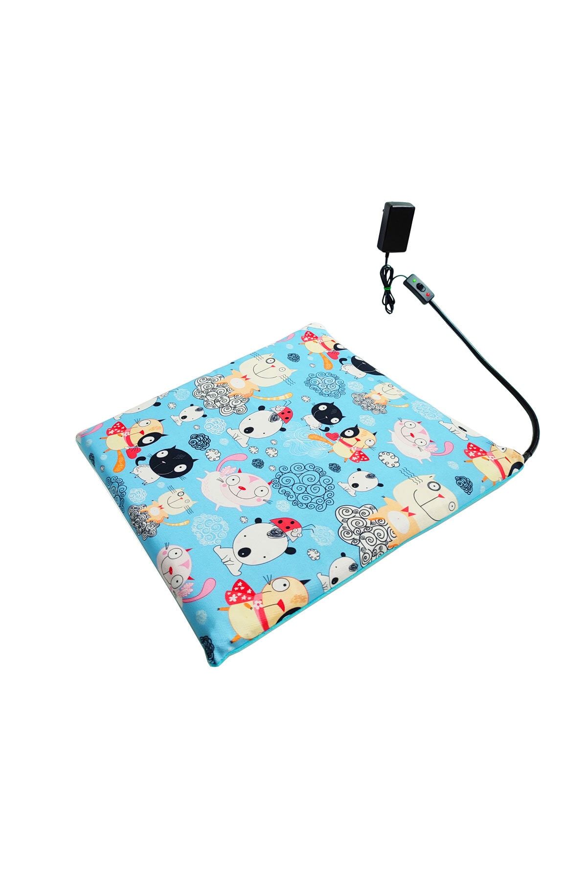 تخت گربه و سگ چند رنگ برقی کوسن بخاری گرمایش Cat Minder 12Volt 45X45Cmx4Cm پاورتچ  Powertec