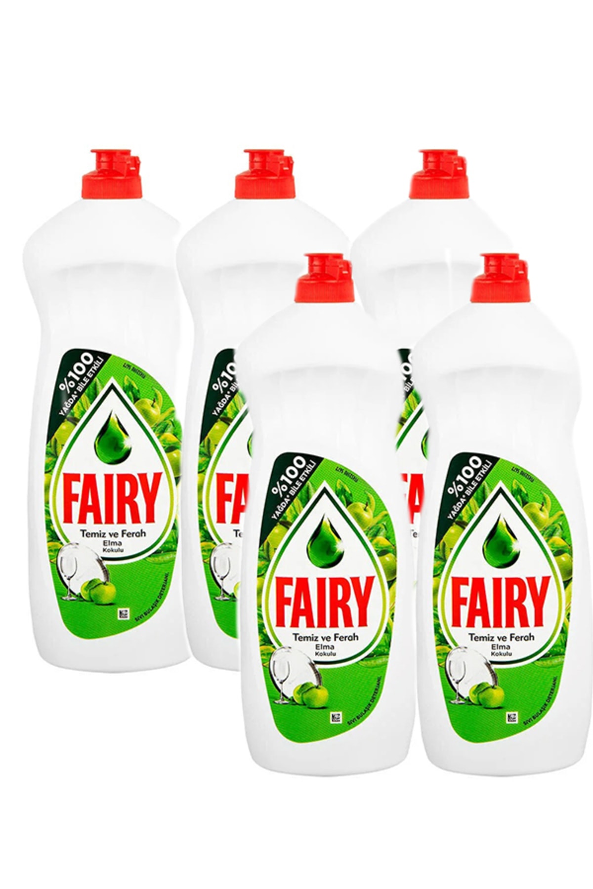 Fairy Bulaşık Deterjanı Elma 650 ml 5 Adet