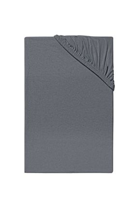 Penye Tek Kişilik Lastikli Çarşaf Koyu Gri 120 X 200 MERTM000650