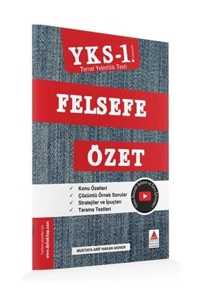 Yks Tyt 1. Oturum Felsefe Özet Delta Kültür Yayınları U280785