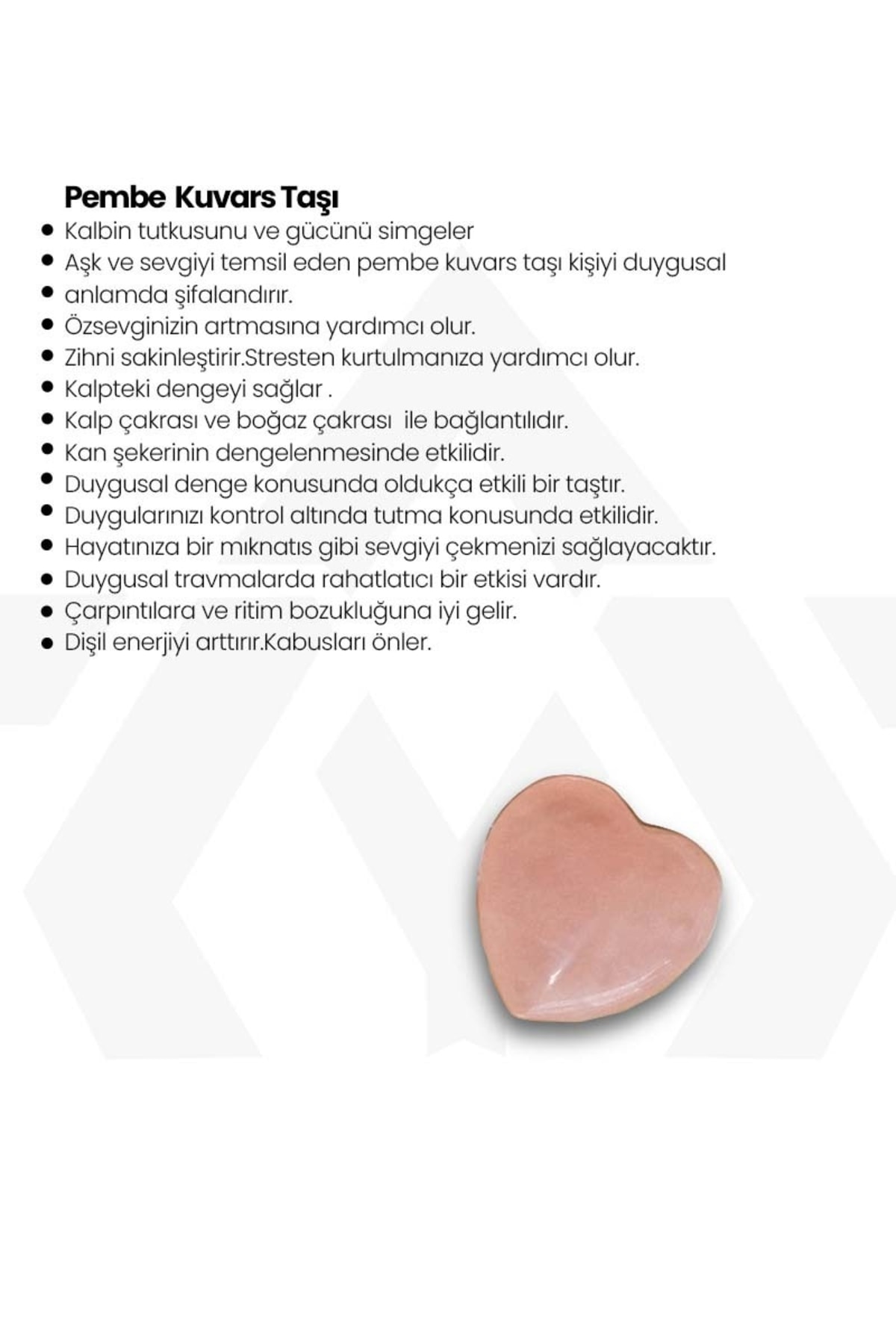 Pembe Kuvars Bileklik 2
