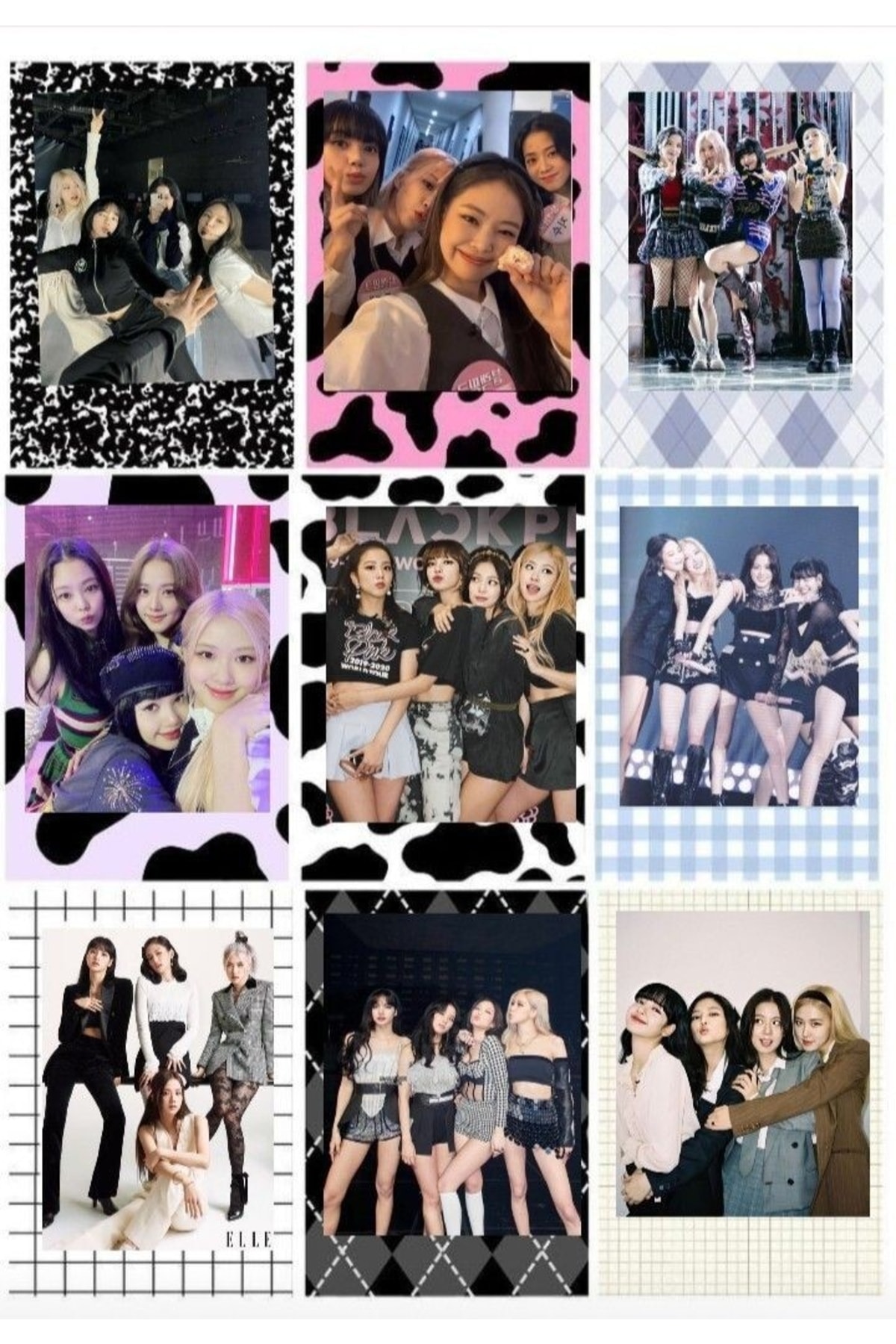 owl bag Black Pink 7 No -kpop- 9 Lu Fotokart Seti