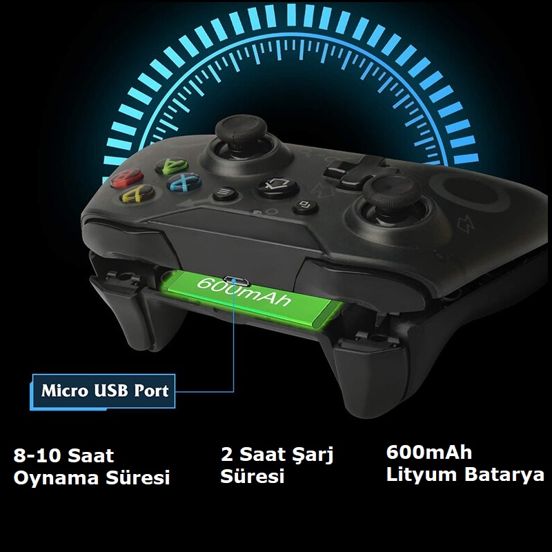 beboncool N1 Pc/gamepass/steam Kablosuz Joystick Gamepad Oyun Kolu ...