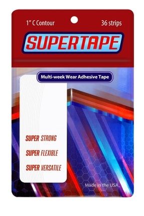 Super Tape Protez Saç Bandı Oval (''c'' - 2.5cm X 7.5cm) 36 Adet S.T C