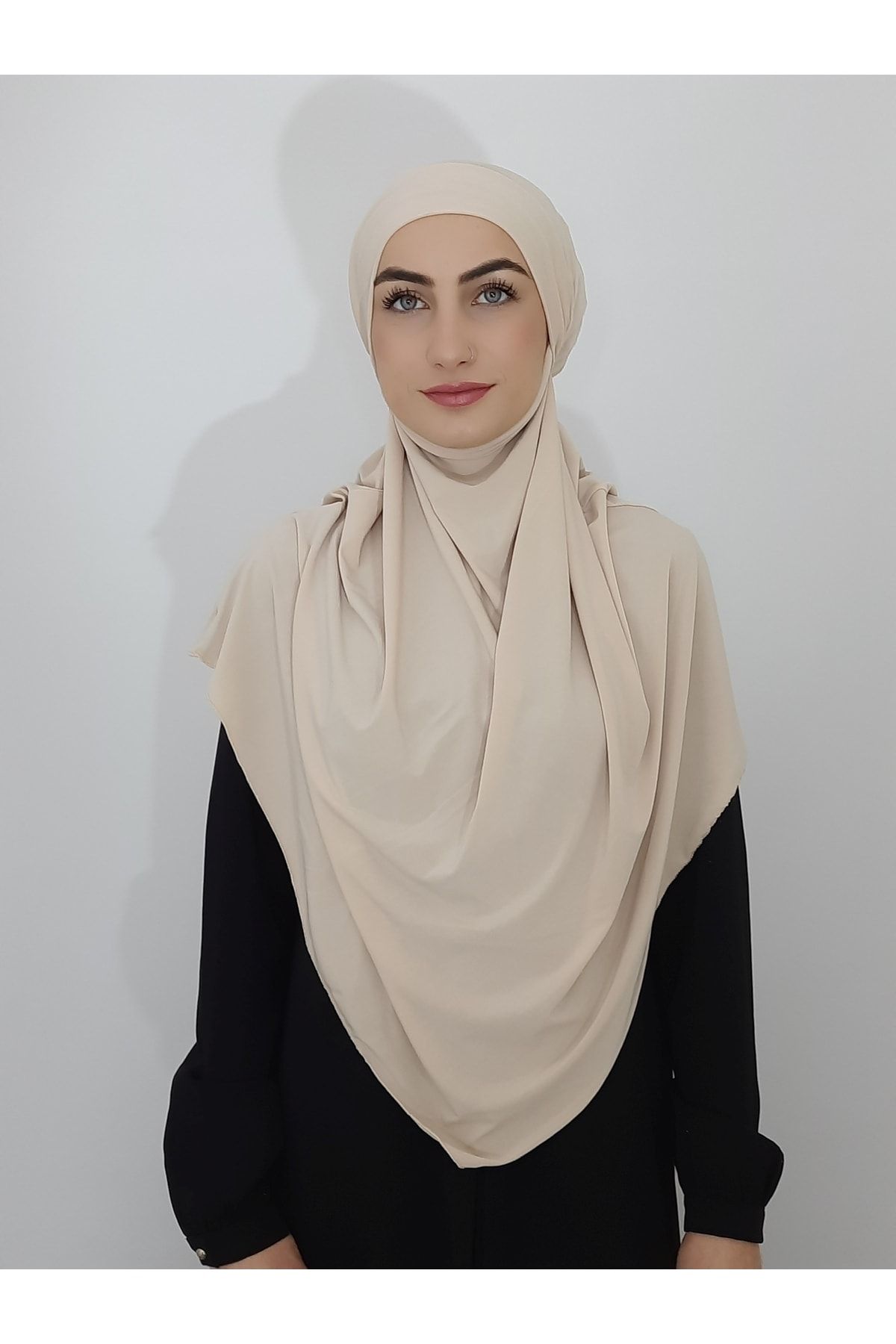 R&S modibone-Ready-made Souffle Bagged Practical Scarf Khimar Skin Color 3