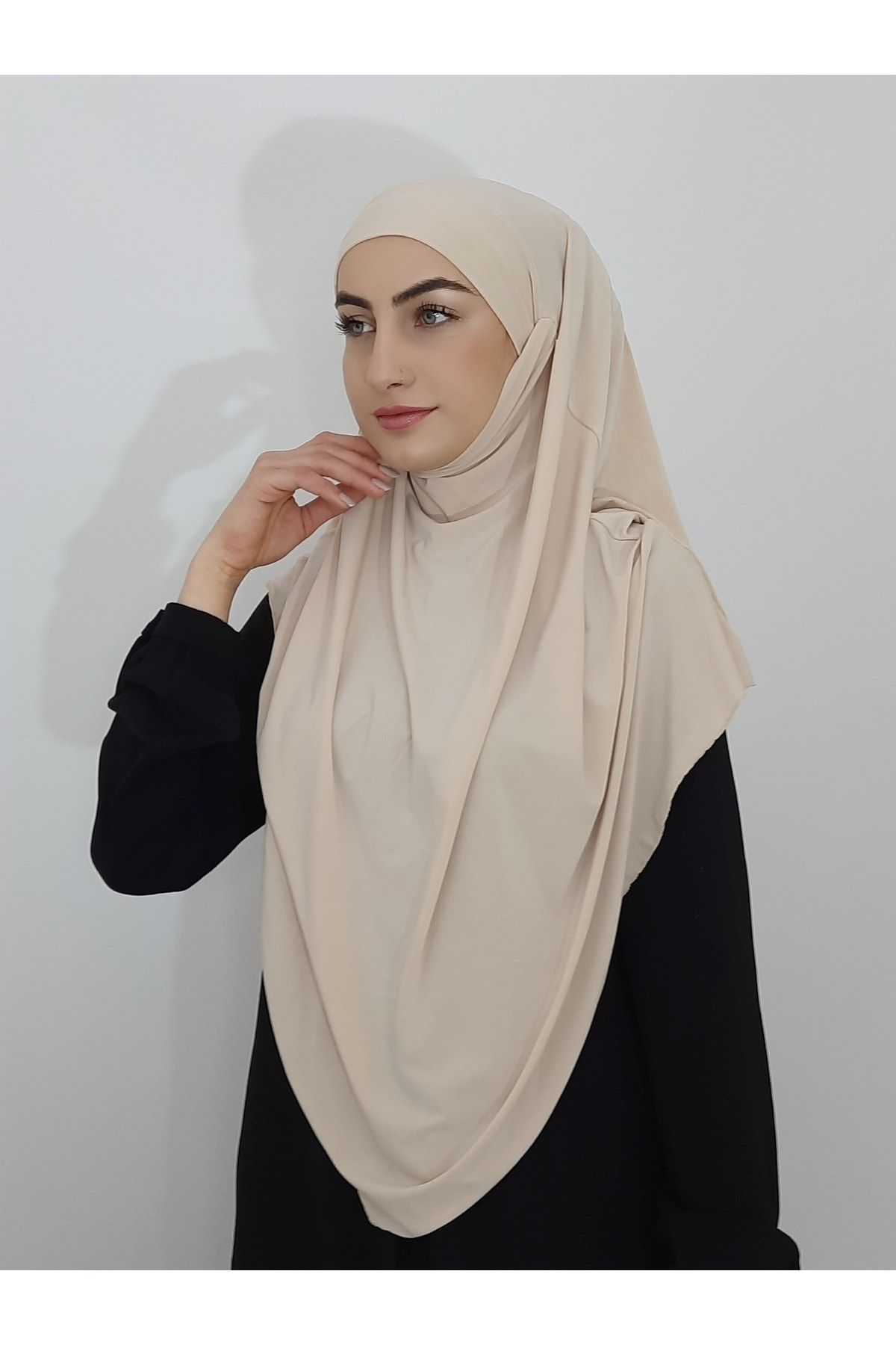 R&S modibone-Ready-made Souffle Bagged Practical Scarf Khimar Skin Color 6