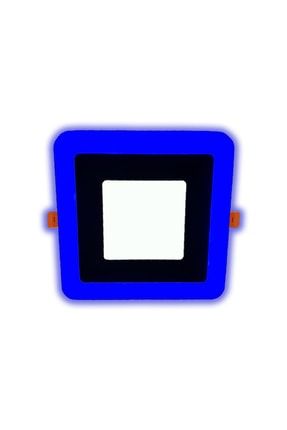 Çift Renkli 24+12 W Led Panel Sıva Altı Kare Spot Armatür (Mavi - Beyaz) tgrgsmledmk050