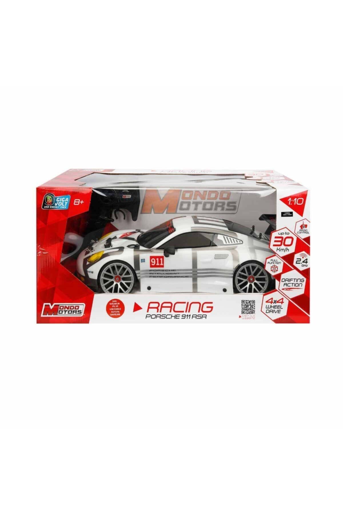 Sunman 1:10 Uzaktan Kumandalı Porsche 911 Rsr Araba 47 Cm. ZO7916