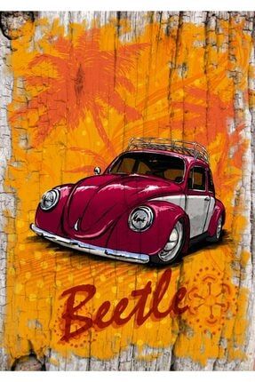 Beetle Araba Posteri - Dekorasyon Afişleri (50x70) TRM21DBGOTA10013-50x70