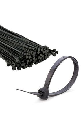 Siyah Kablo Bağı Plastik Cırt Kelepçe 4.8x200mm 20cm (100 ADET) CRTSYH20