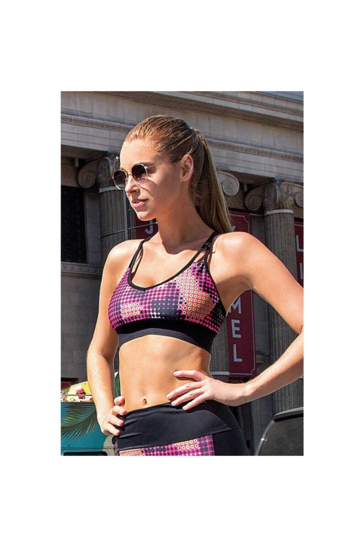 Yeni İnci-Women's Black (yoga-fitness-pilates-running) Sports Tights Top and Bottom Set 2