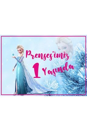 Elsa Konsept Pankart elsa konsept doğum günü pankartı