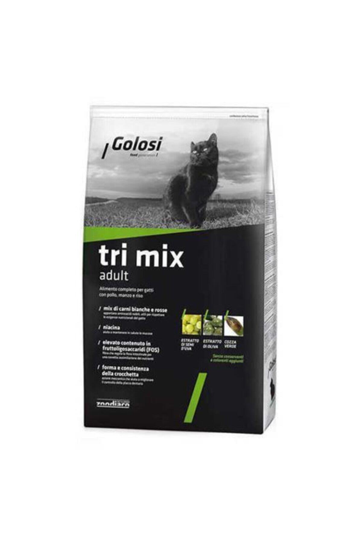 Golosi Tri Mix Kedi Mamasi Karisik Yetiskin 7 5 Kg Fiyati Yorumlari Trendyol