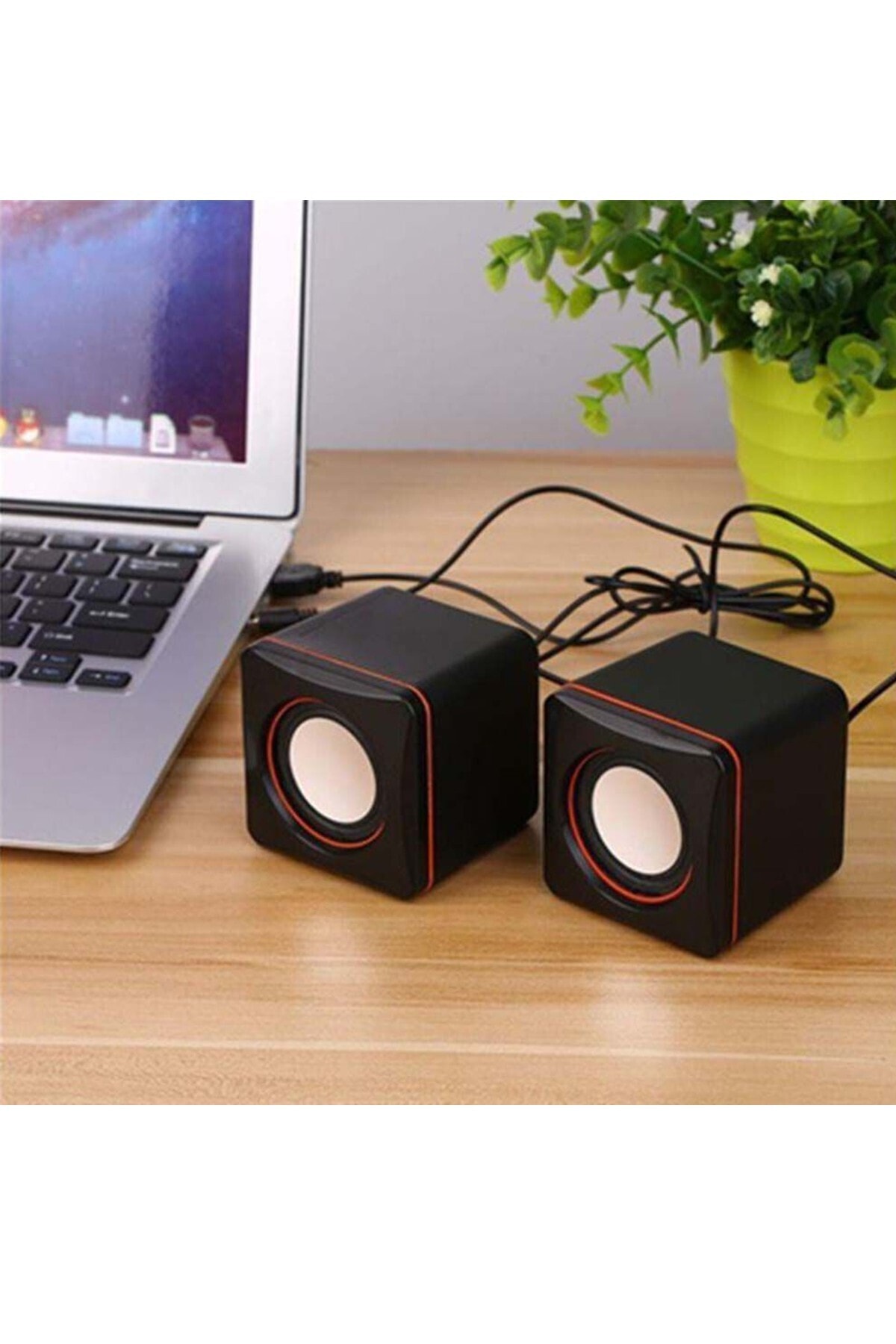 Genel Markalar 1+1 Mini Pc Hoparlör 2.0 Usb Speaker 2.5w