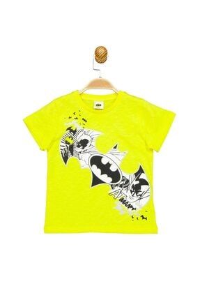 Erkek Çocuk Sarı Baskılı Tişört CBM18122-21Y1