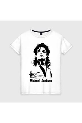 Michael Jackson Logo Desen Baskili Tişört Model985 04895