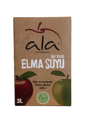 Ala Saf %100 Yeşil Elma Suyu - 3 Litre