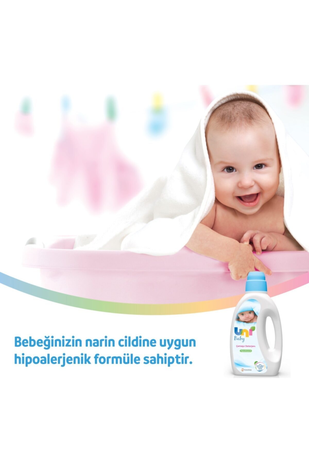 Uni Baby Hipoalerjenik Sıvı Çamaşır Deterjanı 2x1500 ml fotoğrafı 5 (önizleme)