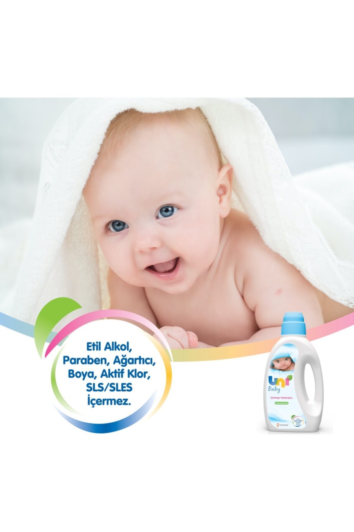 Uni Baby Hipoalerjenik Sıvı Çamaşır Deterjanı 2x1500 ml fotoğrafı 7 (önizleme)