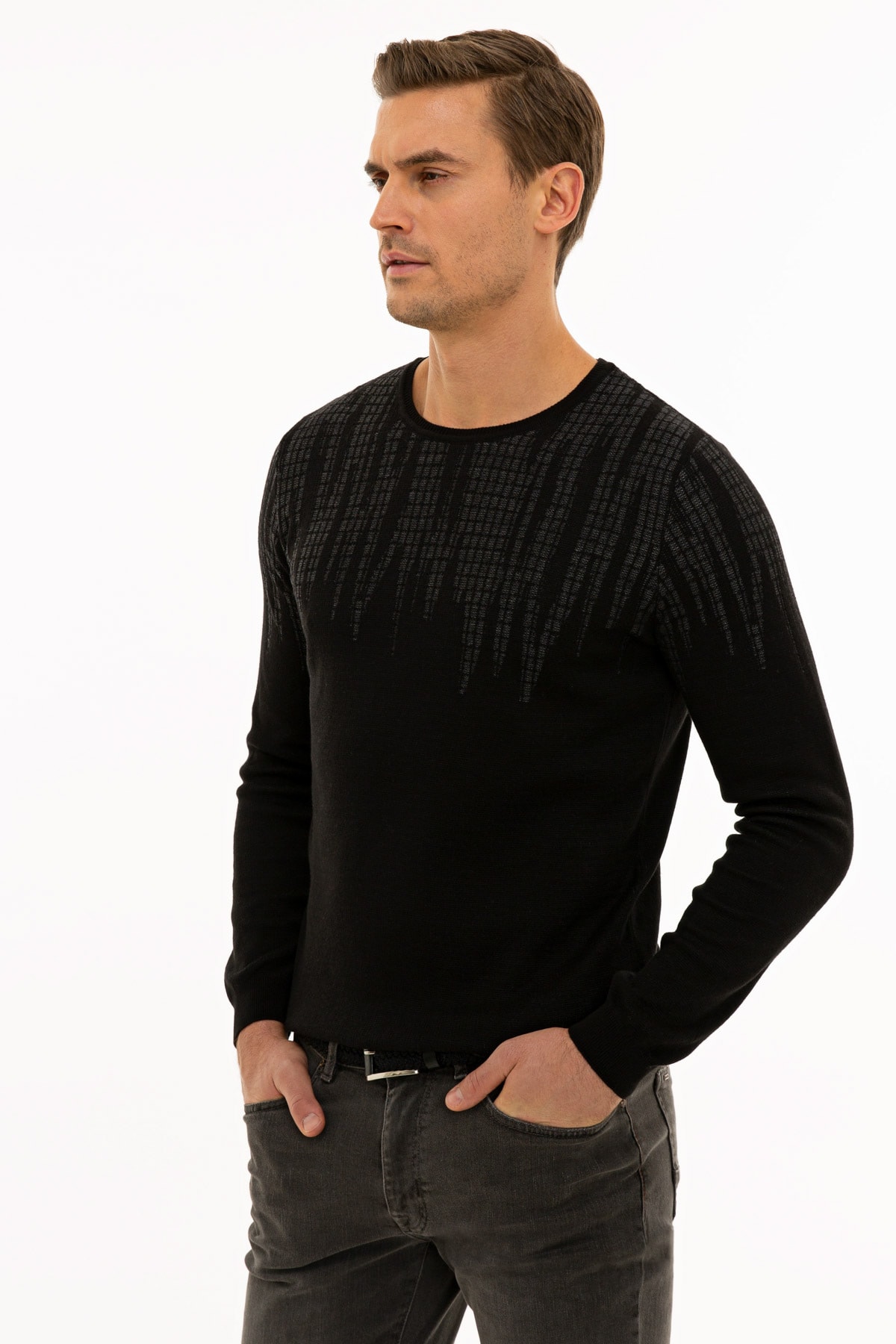 پلیور مردانه راسته آستین بلند | پیر کاردین Pierre Cardin G021SZ0TK.000.1121868 - تصویر 3
