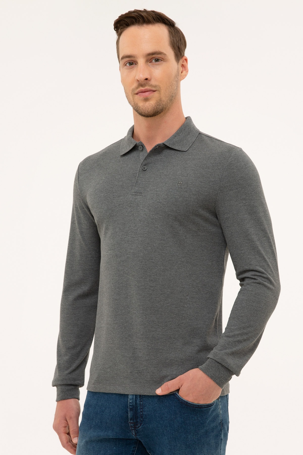 سویشرت مردانه راسته آستین بلند | پیر کاردین Pierre Cardin G021GL082.000.1100692 - تصویر 3