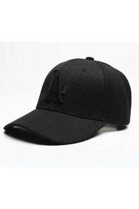 La Logolu Unisex Siyah Şapka COSMOOUT1380