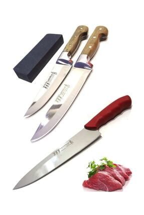 3 Parça Bıçak Seti Şef Et Mutfak Bıçakları GTR-2214