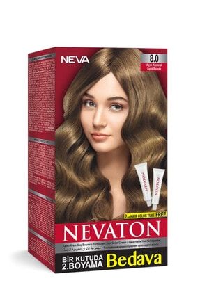 nevaton cok acik kumral sac boyasi seti 9 0 8698636611657 fiyati yorumlari trendyol