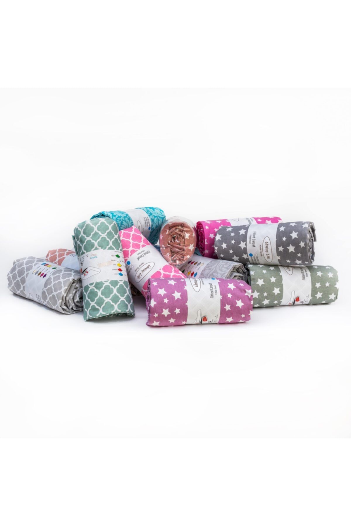 üntaş-Single Elastic Sheet + Pillowcase Quantity 3