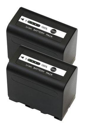 Np-f970d Led Göstergeli Batarya 2li Paket (7500mah) PAKET-1052