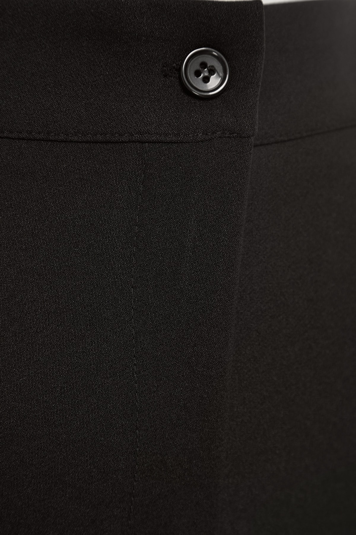 Trendyolmilla  Siyah İspanyol Paça Flare Bootcut Dokuma Kumaş Pantolon TWOAW20PL0576 - Görsel 8