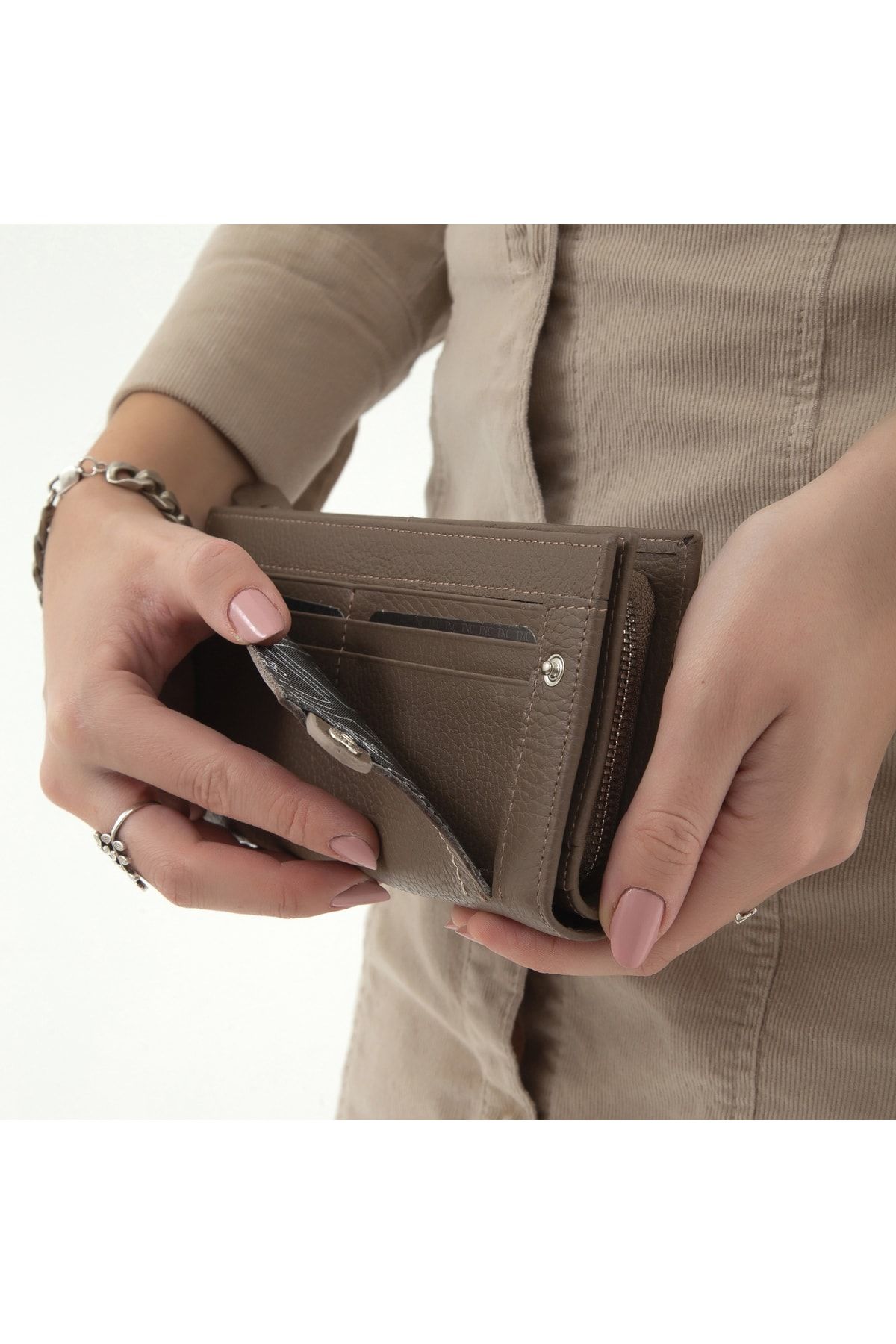 کیف پول روزانه چرم زنانه، جای کارت، جاکلیدی 941 1183 Bn Wallet Sk22/23 Tamer Tanca