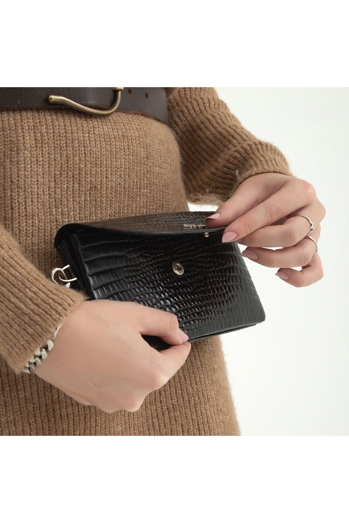کیف پول روزانه چرم زنانه، جای کارت، جاکلیدی 898 752 Bn Wallet Sk22/23 Tamer Tanca