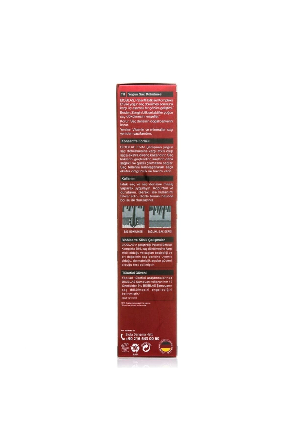 Bioblas-Forte 360 ml Capacity Shampoo 3