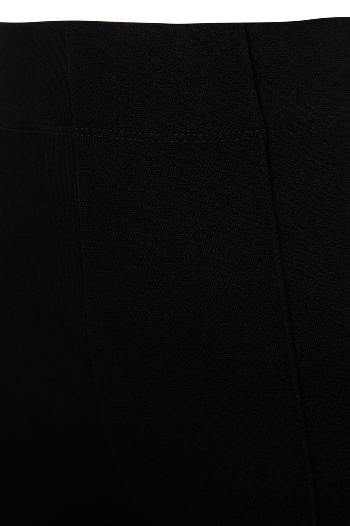 Trendyol Collection-Schwarze Strick-Leggings mit elastischem Bund und geripptem Schlag/Spanisches Bein mit hoher Taille TWOAW22PL0107 8
