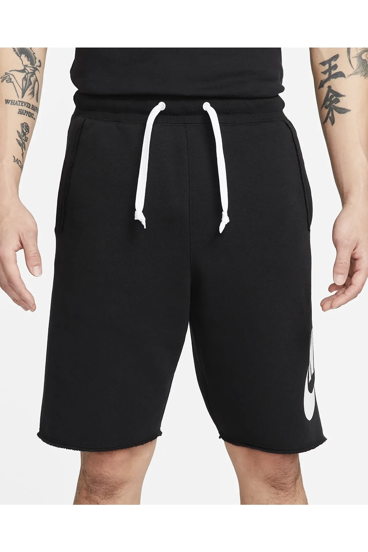 شورت و شلوارک مردانه مشکی نایکی | FRENCHTERRY اورجینال - تصویر 2