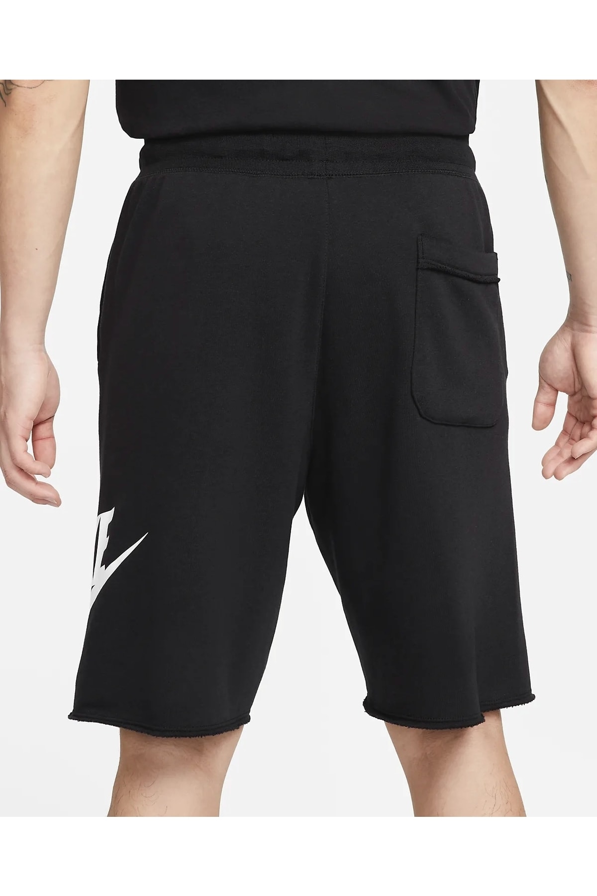 شورت و شلوارک مردانه مشکی نایکی | FRENCHTERRY اورجینال - تصویر 3