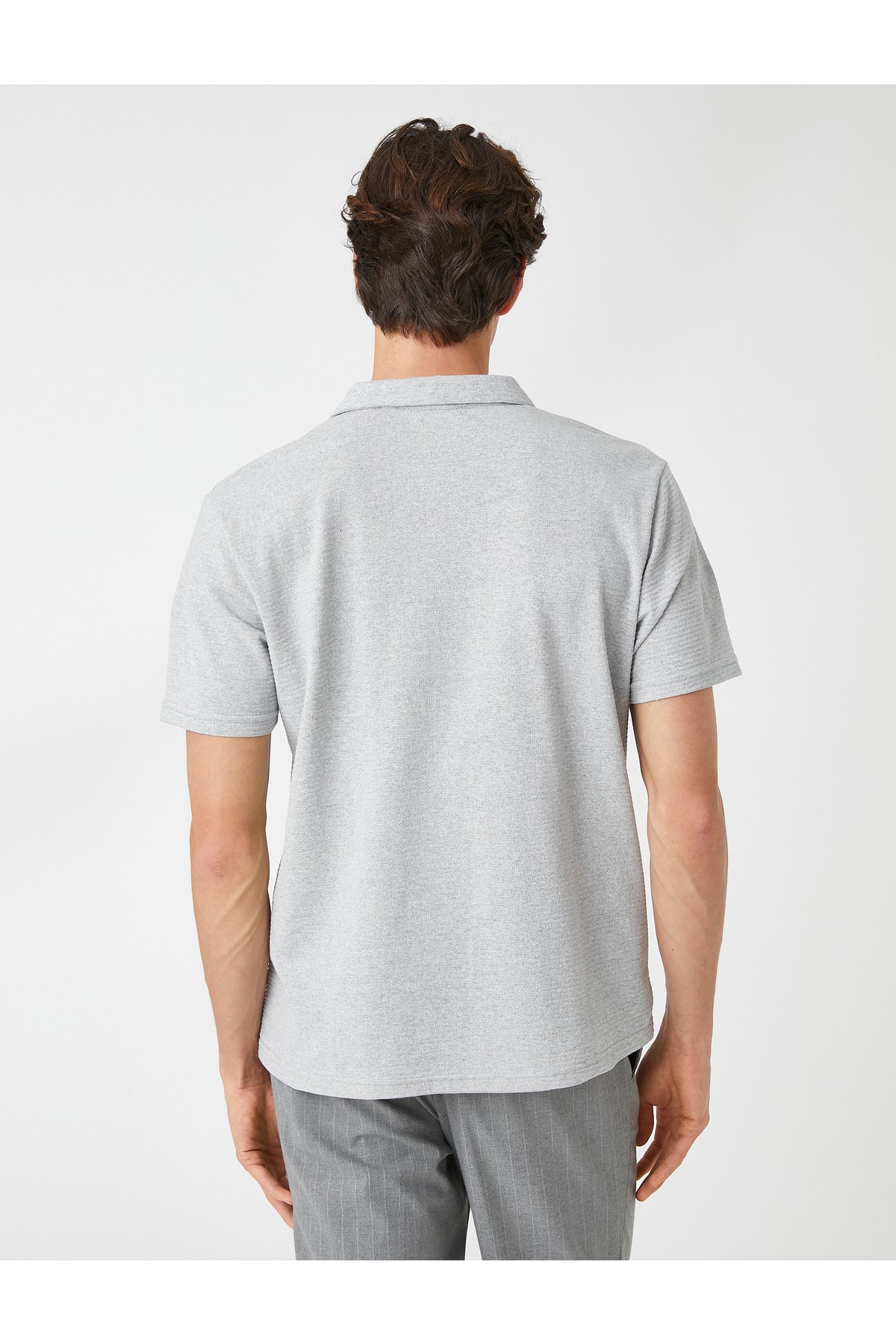 تیشرت یقه پلو مردانه کوتون ترکیه | 3SAM10012MK - تصویر 4