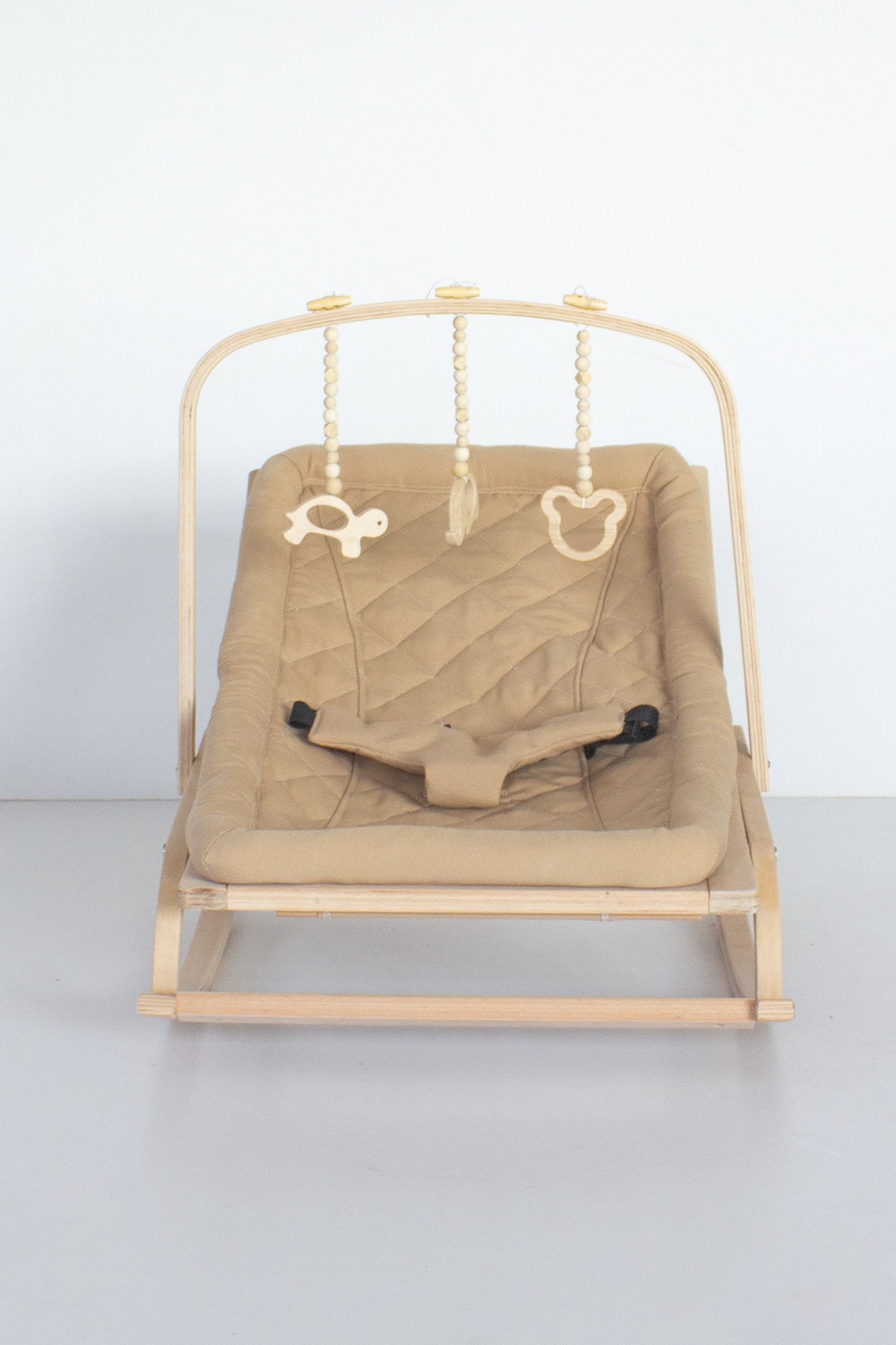 Babycom Kademeli Ana Kucağı - Kahve - Ahşap Oyuncaklı fotoğrafı 2 (önizleme)