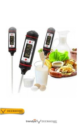 Dijital Gıda Termometresi Sıvı Gıda Et Su Süt Mama Sıcaklık Ölçer - Özel Kutulu 62953