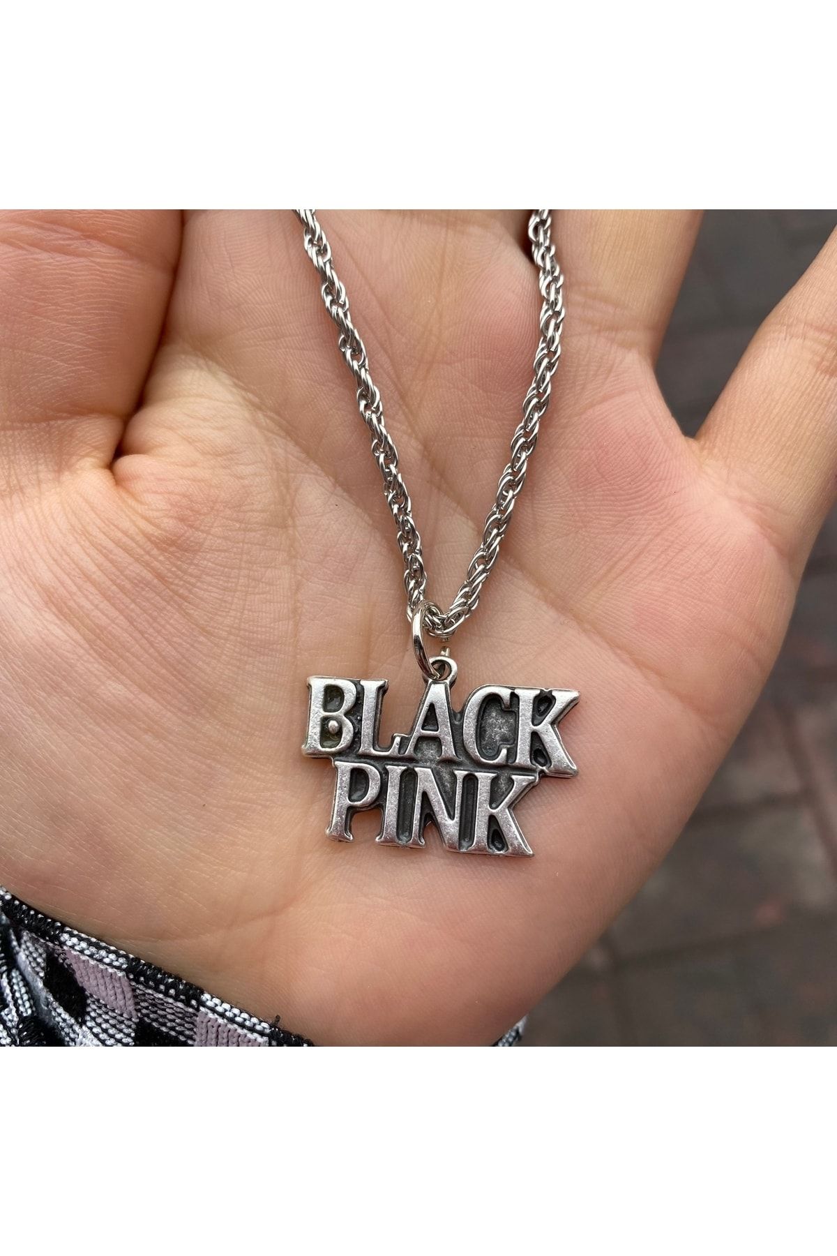 Black on sale pink necklace