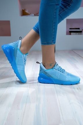 Kadın Mavi Aic 270 File Yüksek Kalite Günlük Yürüyüş Koşu Sneaker Spor Ayakkabı Aic270