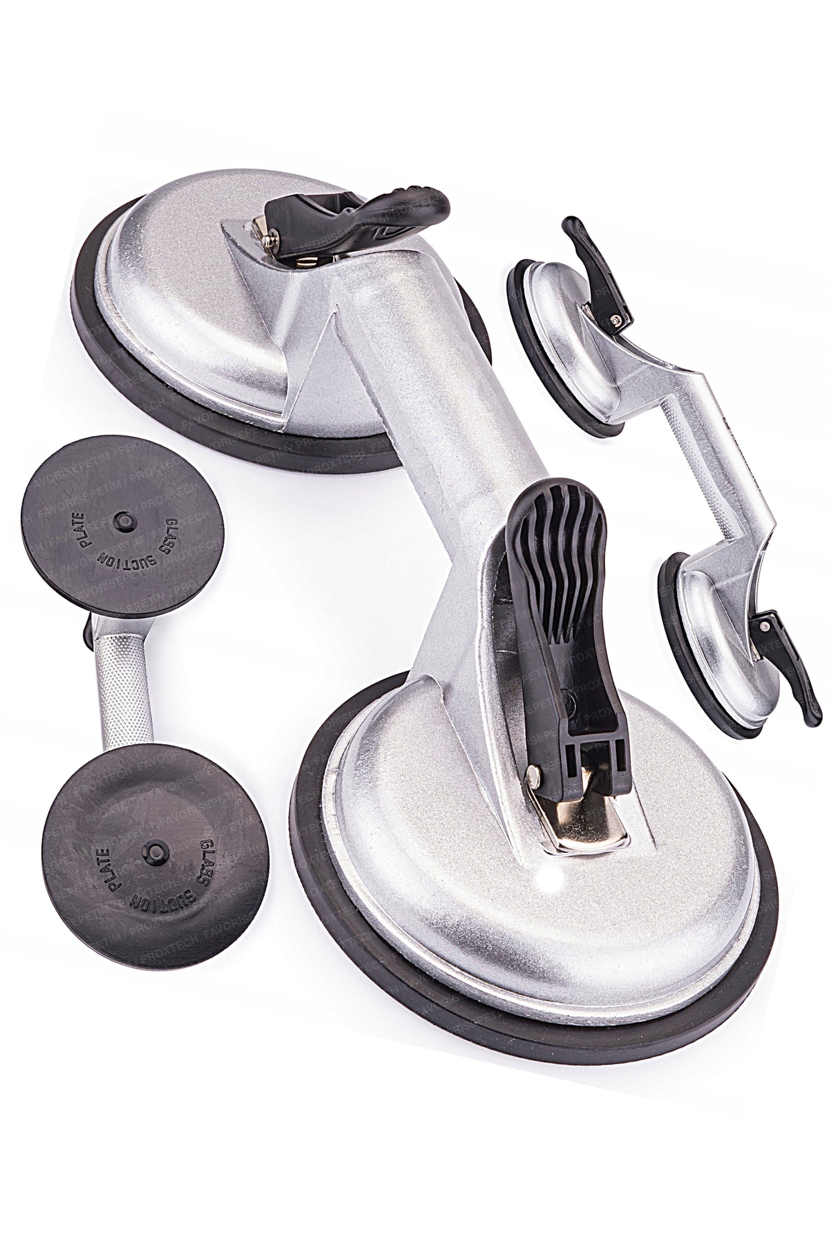 PROXTECH Premium Yüksek Kalite Cam Fayans Kaldırma Metal Alüminyum Ikili Cam Fayans Taşıma Vantuz