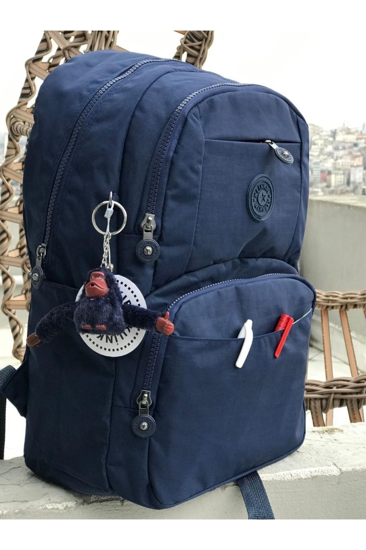 Klinkır-Water Resistant Crinkle Fabric Backpack Suitable for School and Daily Use 6