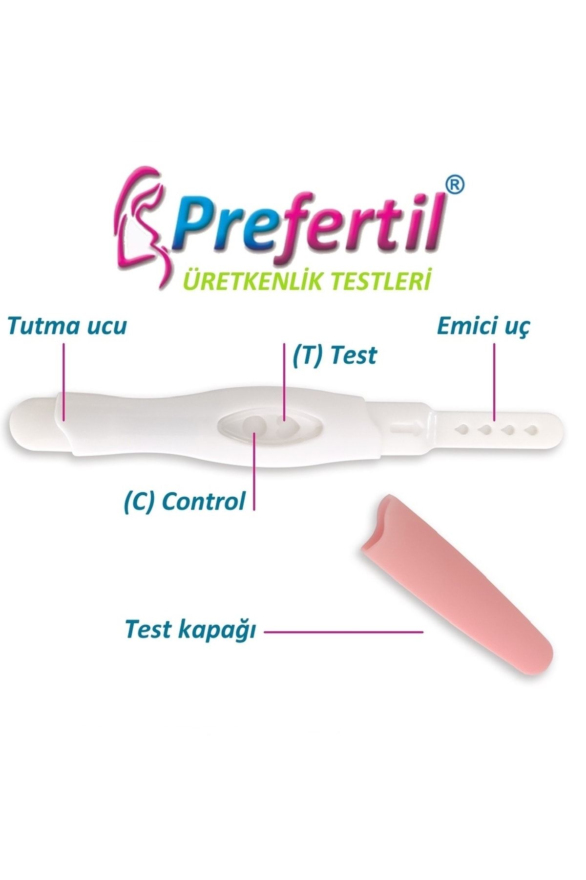 Silik çizgi ovulasyon testi pozitif örnekleri