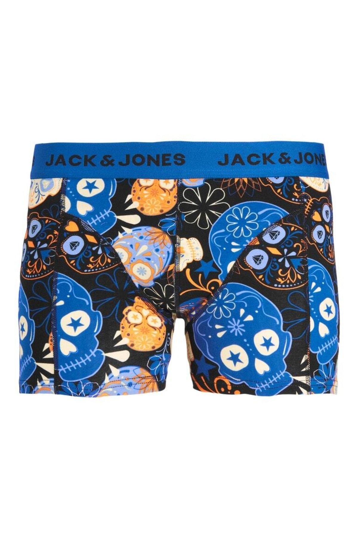 Jack & Jones Tekli Erkek Likralı Boxer Mavi