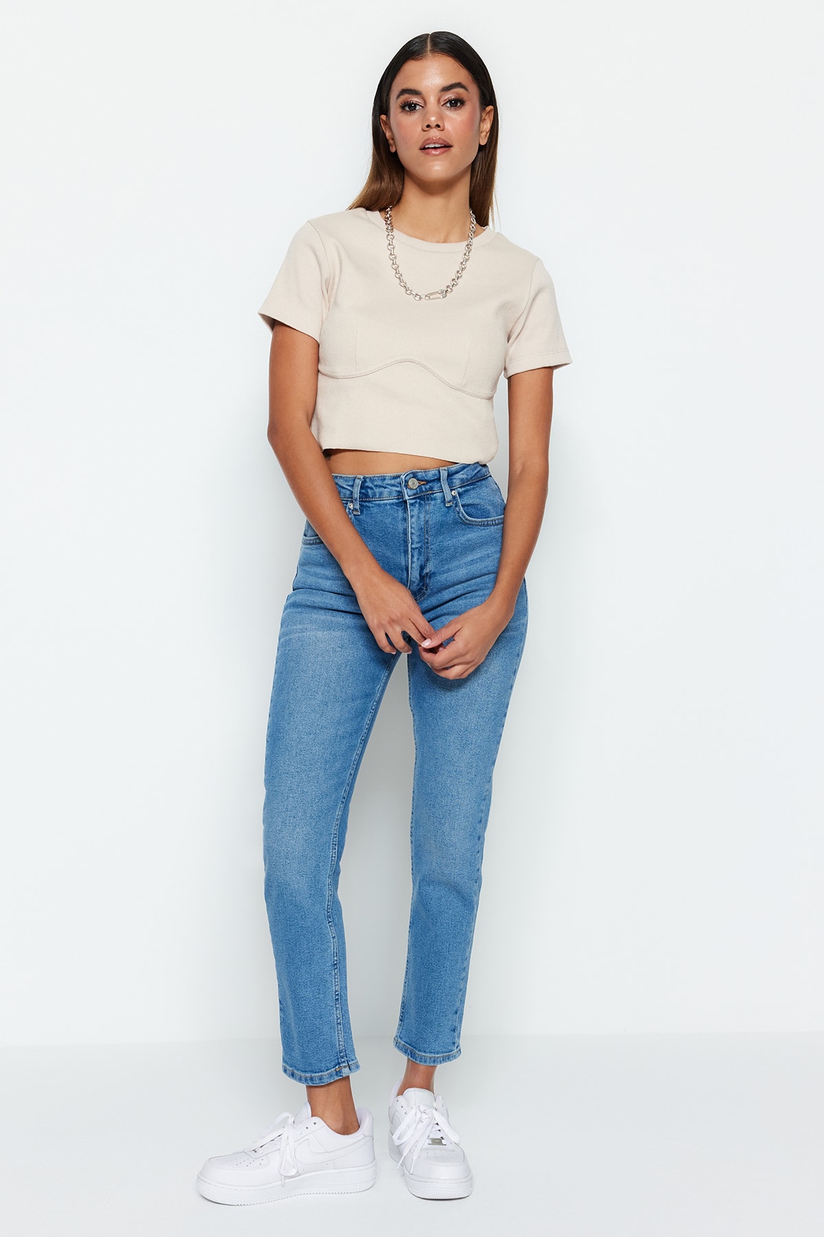 Trendyol Collection Jeans Blau Slim