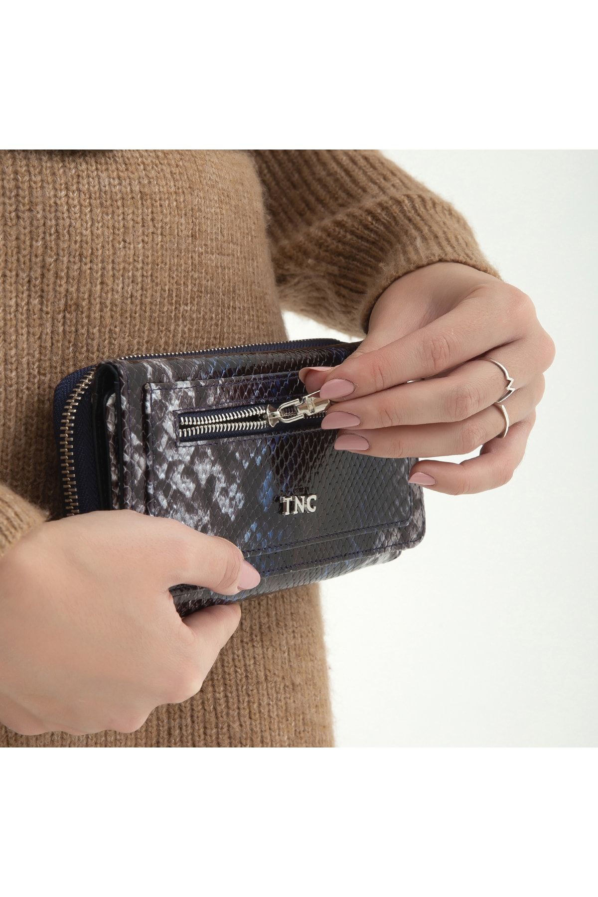 کیف پول روزانه چرم زنانه، جای کارت، جاکلیدی 898 153 Bn Wallet Sk22/23 Tamer Tanca