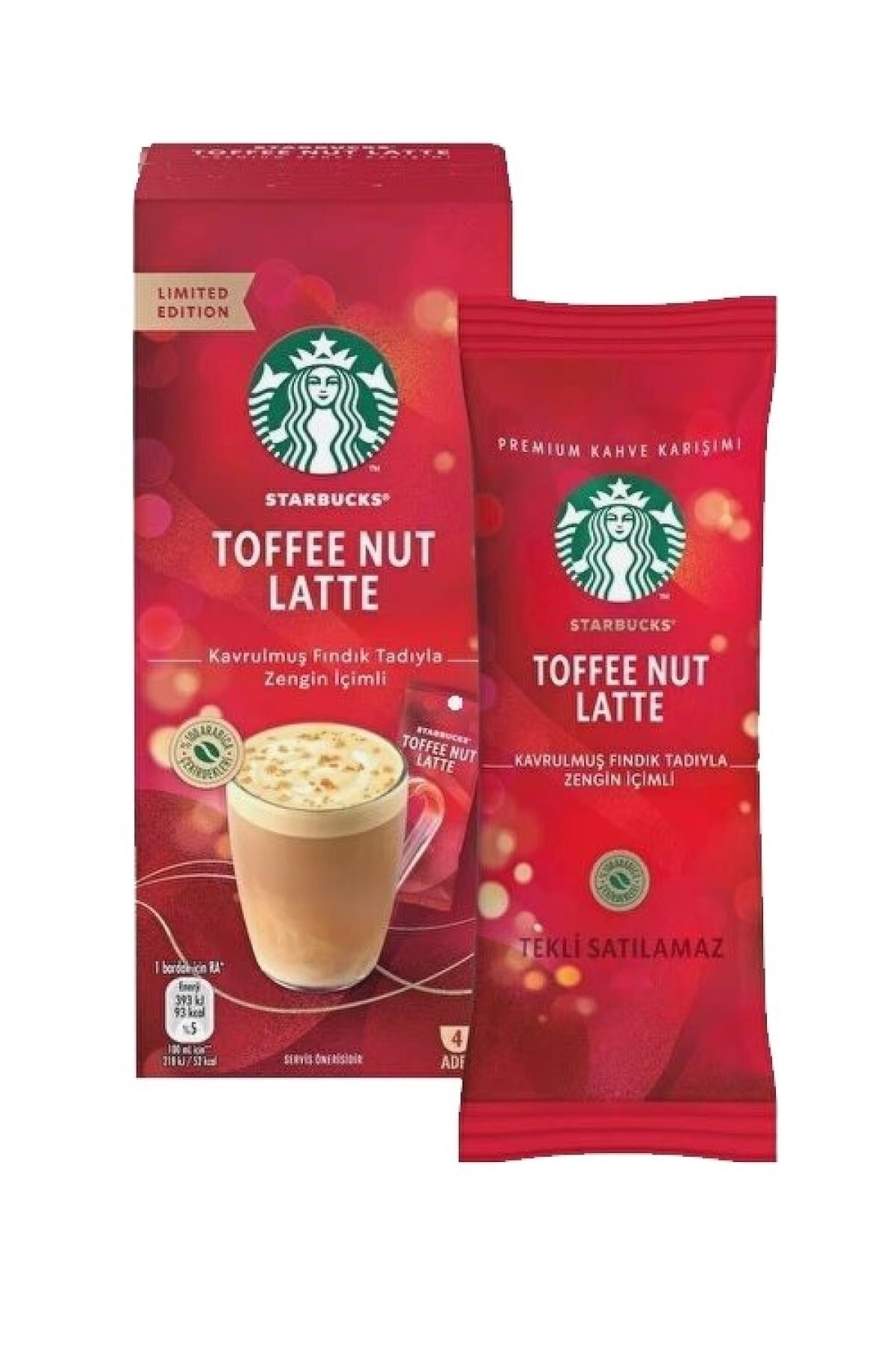 スターバックス Starbucks Toffee Nut Latte Kahve Karışımı 4 X 23 Gr - Fiyatı