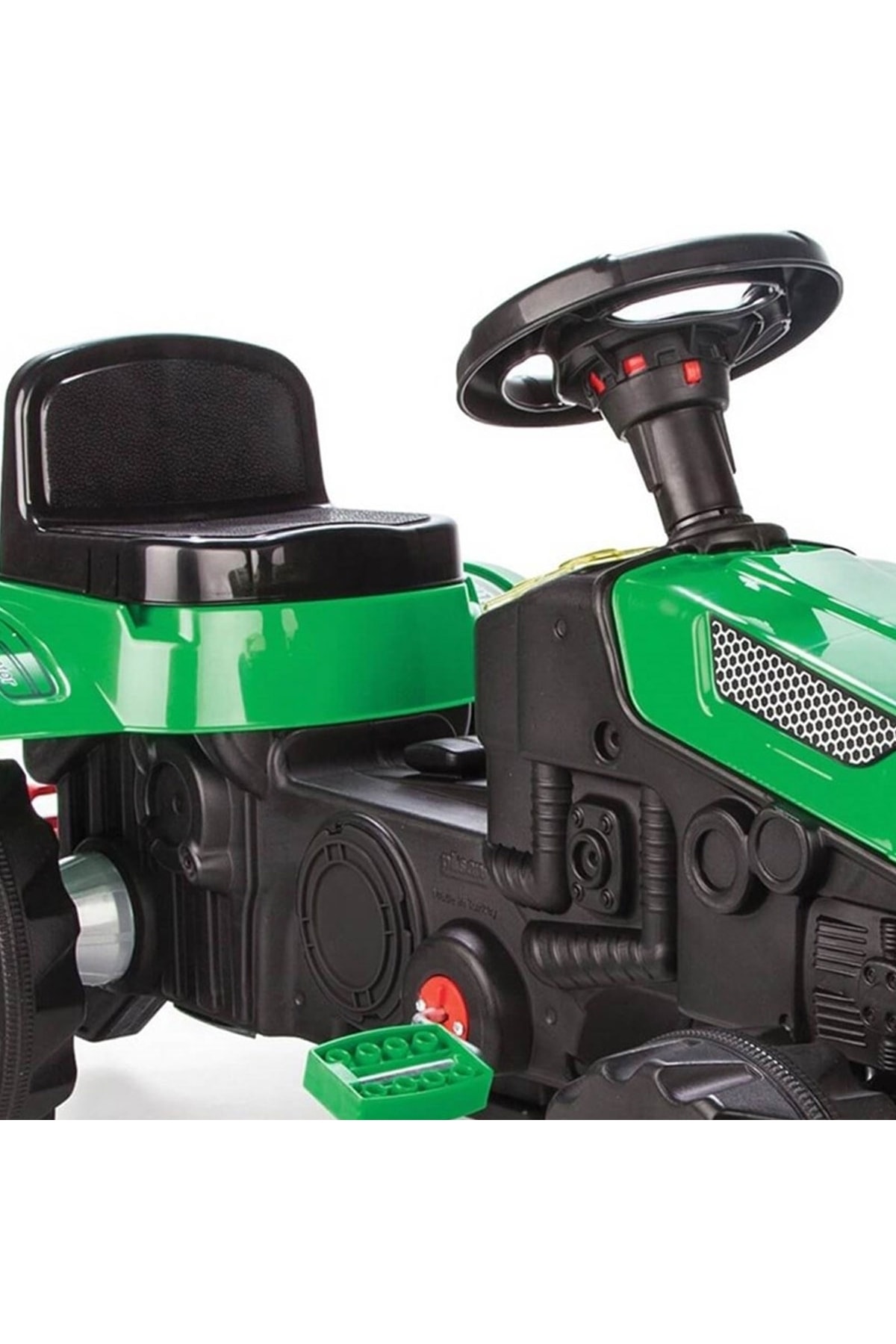 PİLSAN Active Traktör Römorklu Pedallı Yeşil fotoğrafı 6 (önizleme)